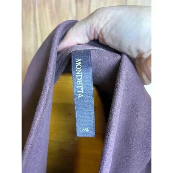 Mondetta Full Zip Athletic Jacket with Pockets Dusty Purple Women's Size XXL - Picture 3 of 9